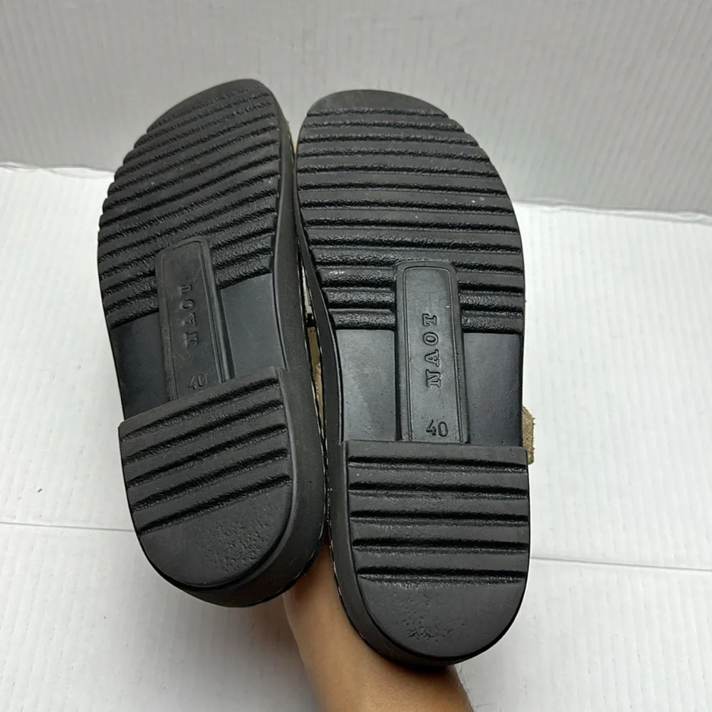Naot leather Sandals sz 40 - Picture 5 of 6